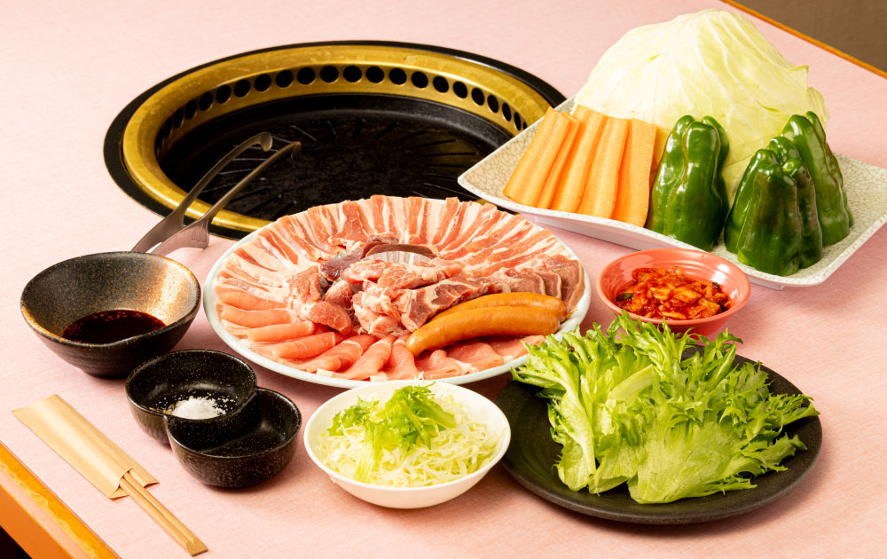 黒豚・夢幻豚の焼肉コース