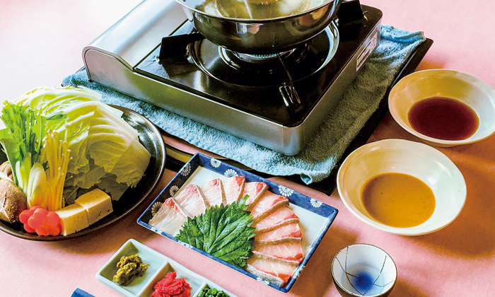 カンパチのしゃぶしゃぶ